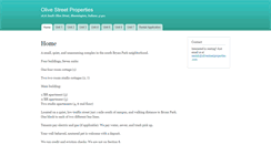 Desktop Screenshot of olivestreetproperties.com