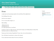 Tablet Screenshot of olivestreetproperties.com